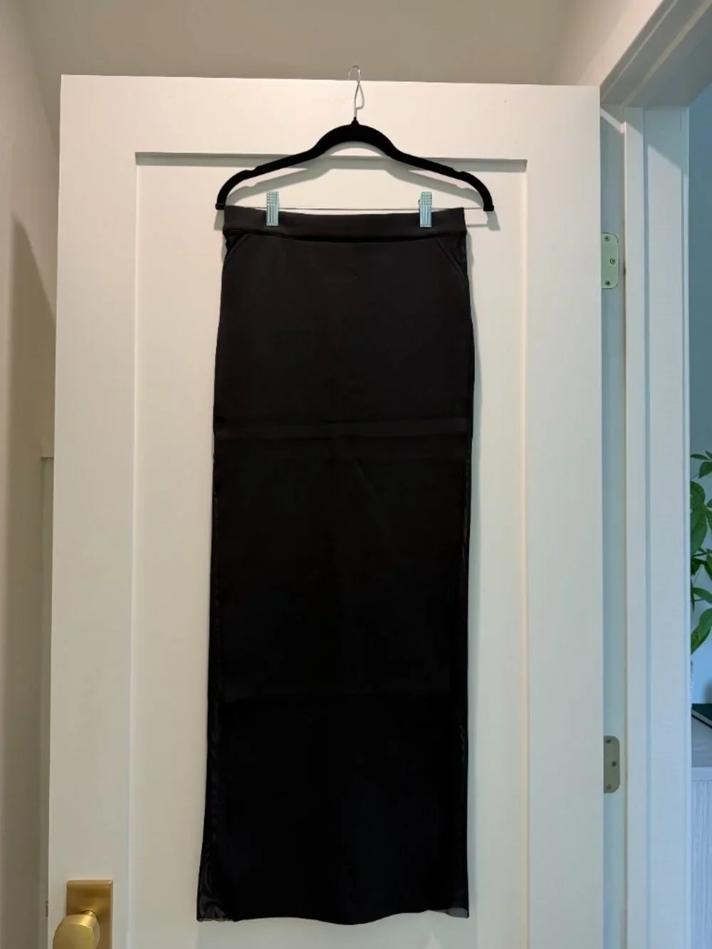 RTA Gizelle Skirt — Black Maxi, NWT, Size 4